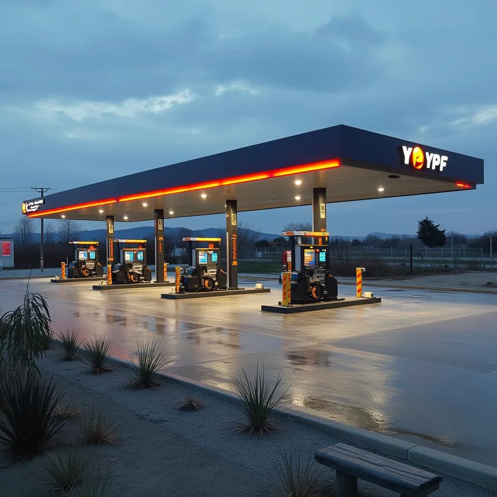 Surtidor de combustible YPF Infinia