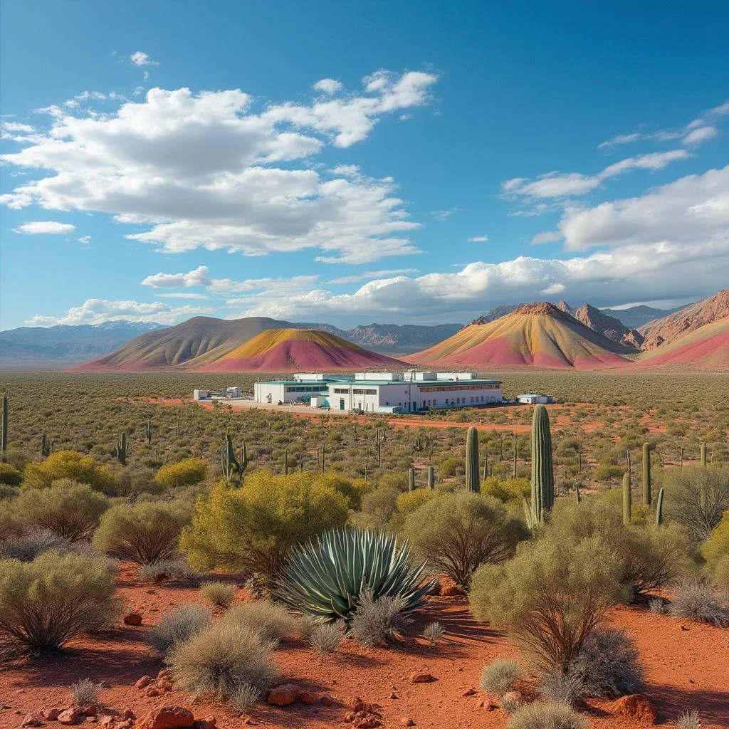 Estación YPF en el Norte Argentino